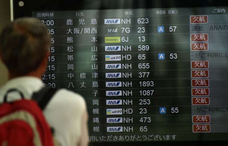 客機航班大減 氣象預報跟著失準? (圖片:AFP)