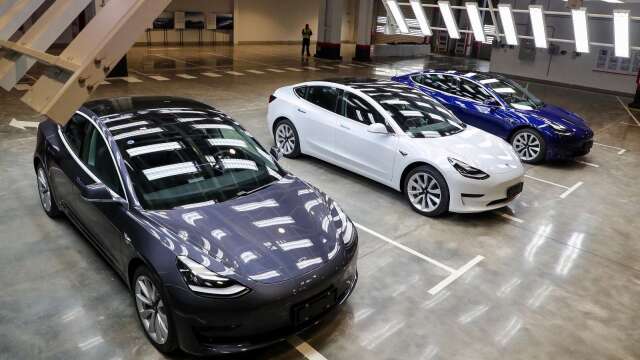 特斯拉將中國製Model 3售價下調10% 助車主獲得政府補貼(圖片：AFP)