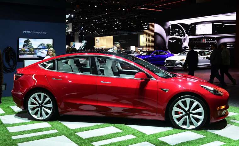 特斯拉 Model 3 (圖片:AFP)