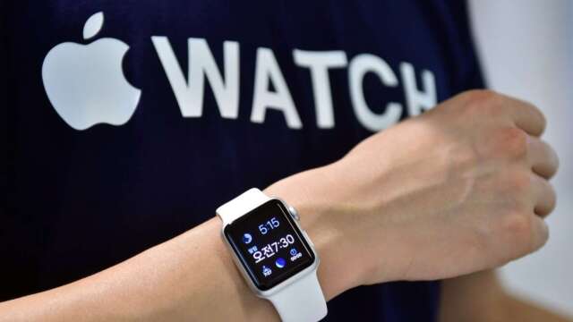 全球智慧手錶Q1出貨量年增20% Apple Watch穩居龍頭 (圖:AFP)