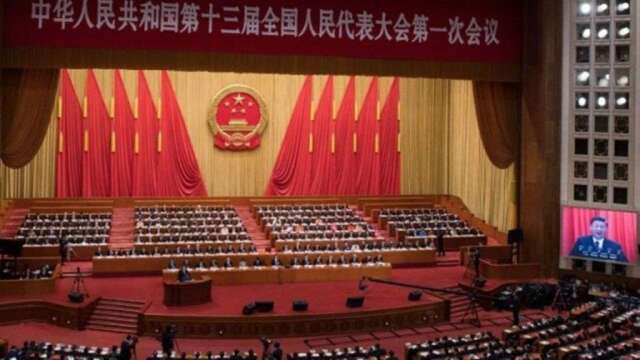 中國兩會今天登場。(圖:AFP)