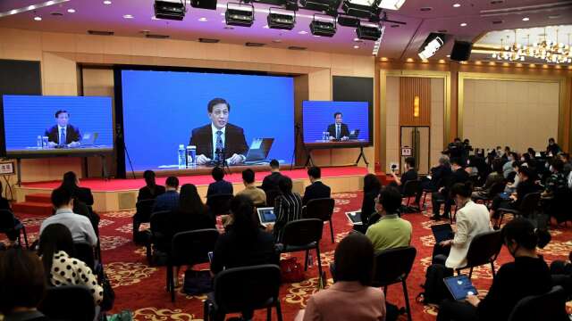 中國人大擬議「香港國安法」 (圖片:AFP)
