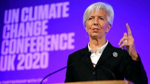 拉加德：歐元區經濟走向最悲觀預期 估今年衰退8-12%    (圖片：AFP)