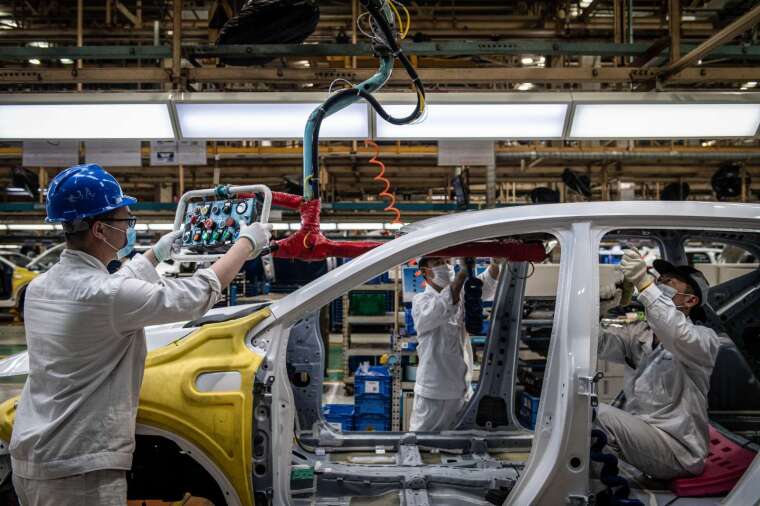 日本 8 家車廠 4 月全球生產大減 6 成 在美國生產掛零 (圖片:AFP)
