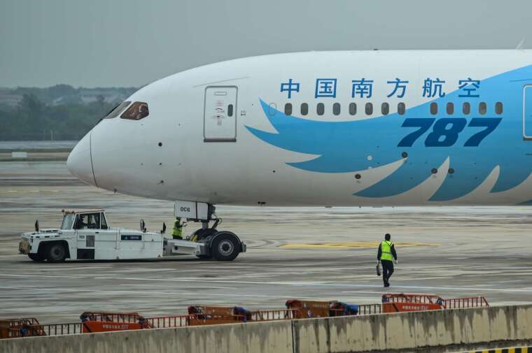 南方航空為禁飛美國的中國航空公司之一。(圖片：AFP)