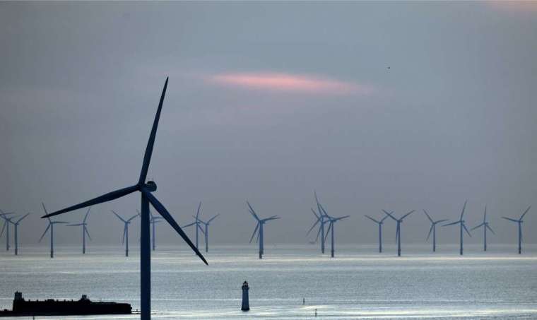 英國海上風能產業 (圖: AFP)