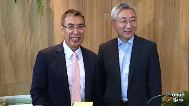 富邦媒董事長林啟峰(左)與總經理谷元宏(右)。(鉅亨網資料照)