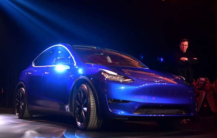 特斯拉 Model Y (圖片:AFP)