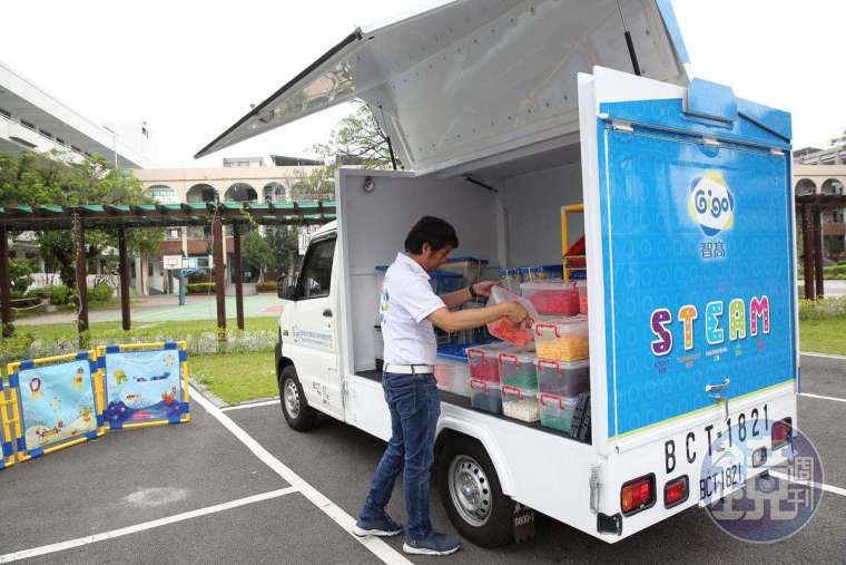 智高積木巡迴車可深入學校、老人院推廣，寓教於樂的系列體驗課程，所到之處風靡老少。