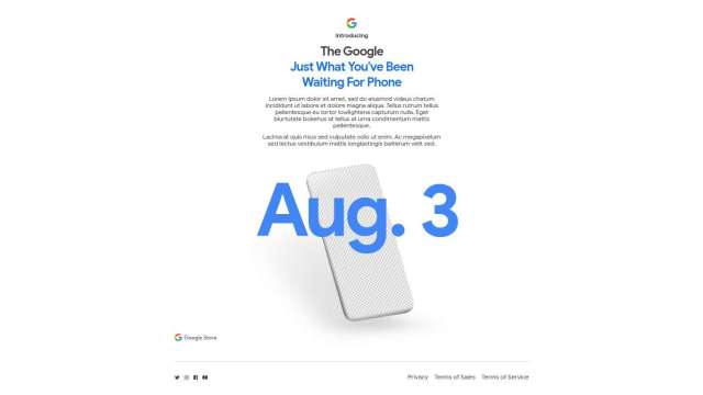 Pixel 4a？谷歌預告8月3日發佈新一代經濟款Android手機（圖片：谷歌官網）