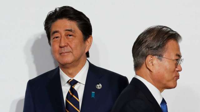 日、韓陷紛爭 美國聯手盟友抗中計畫恐受影響 (圖片:AFP)