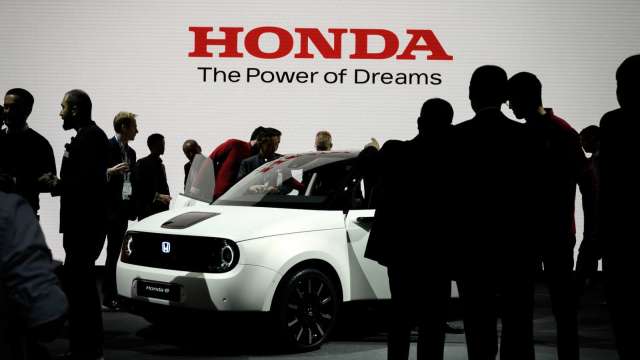 HONDA e電動車日本10月上市 訴求都會代步使用 (圖片：AFP)