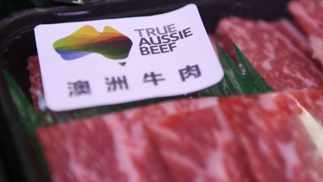 中國停止含禁藥澳洲牛肉進口 肉商質疑偽陽性籲再度檢測 (圖片：AFP)