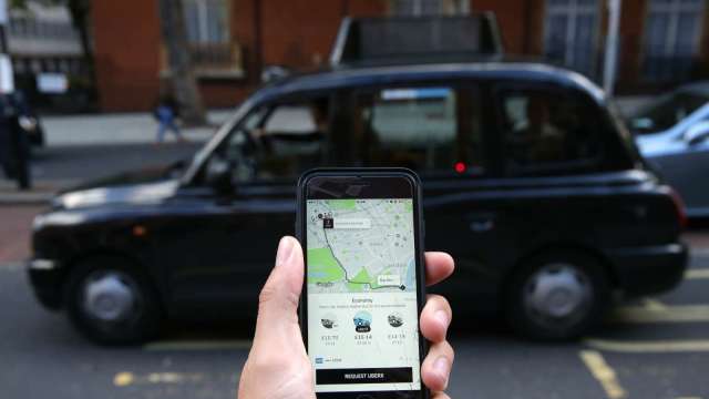 力拼零碳排放! Uber承諾2040年前實現100%電動化(圖片:AFP)