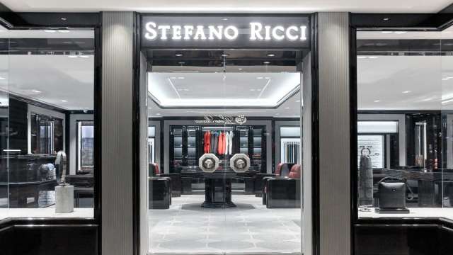 全台首間Stefano Ricci旗艦店位於麗晶精品。(圖：晶華提供)