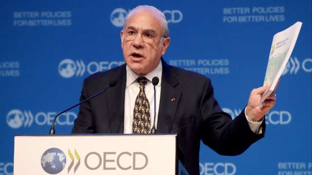 經濟合作暨發展組織 (OECD) 秘書長 Angel Gurria 。(圖片：AFP)