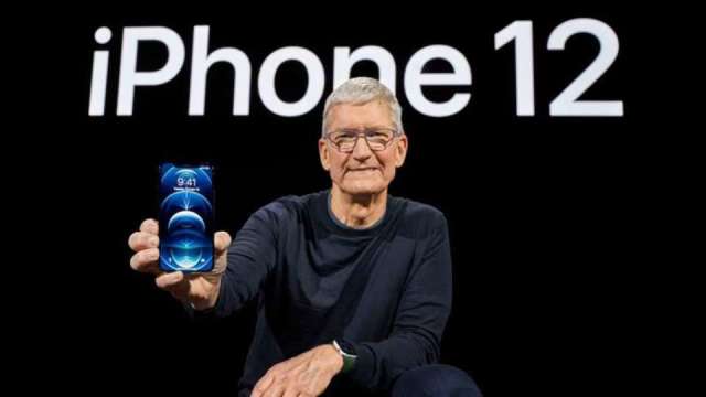 蘋果iPhone12正式亮相。(圖：AFP)