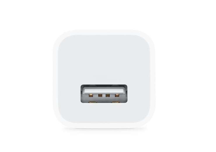 蘋果舊款充電頭 5 瓦特,USB 接口