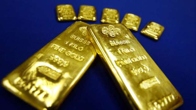 〈貴金屬盤後〉經濟數據黯淡 美元疲軟 黃金回升 3日跌勢止步 (圖片：AFP）