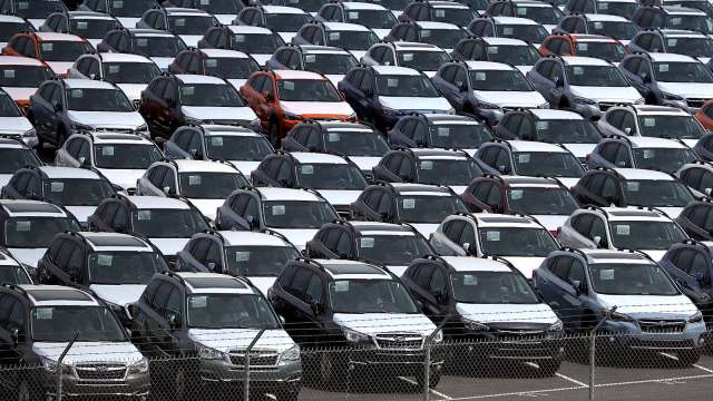 日本12月出口兩年來首增 但車用晶片缺貨拖累全年外銷 (圖片:AFP)