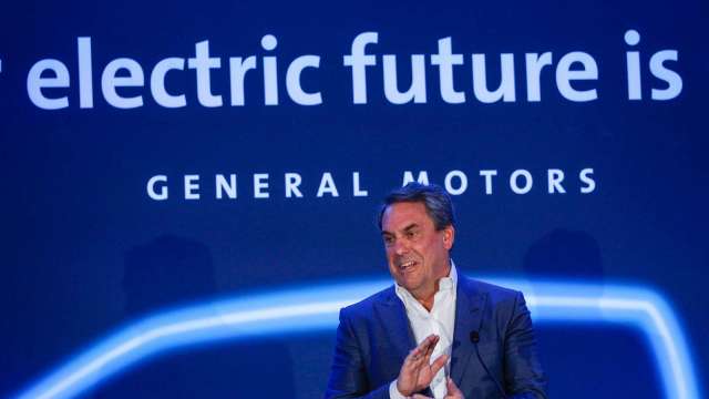 通用汽車宣告2035年全面轉向生產電動汽車。(圖片:AFP)