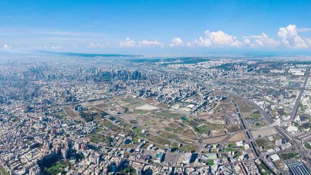 水湳經貿園區空拍圖。(圖：台中市政府提供)