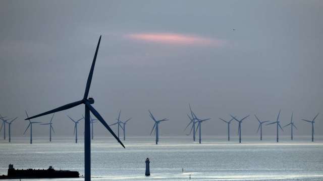 台中港築起「綠能長城」 離岸風電迎接黃金10年。(圖:AFP)