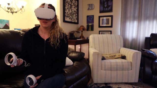 Oculus廣告上線後 臉書祖克柏大談VR健身 (圖片:AFP)