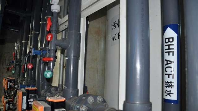 群創製程水回收率達96.2%，南科廠本月啟用再生水。(圖:群創提供)