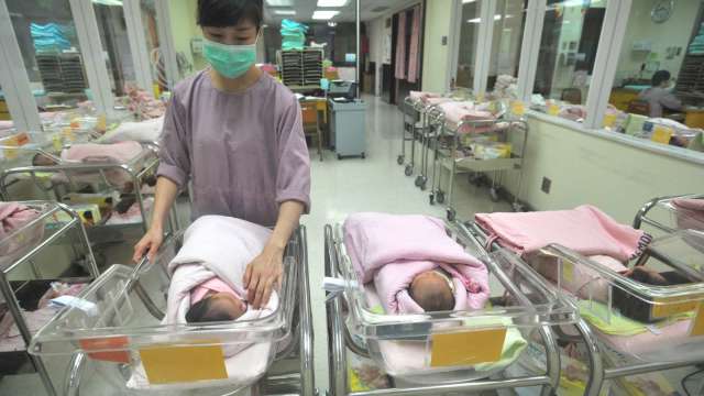 台灣人口負成長惡化 7月新生兒11809人月減逾2成。(圖：AFP)
