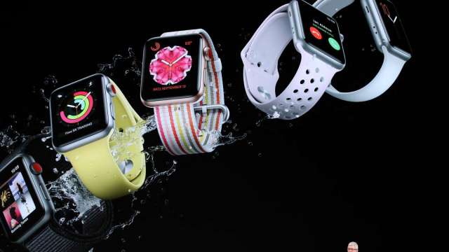 蘋果Apple Watch 7驚傳生產延遲 主因是設計複雜 (圖片：AFP)