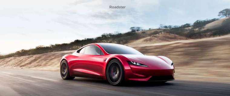 特斯拉第 2 代 Roadster 電動超跑交車期延至 2023 年 (圖片：特斯拉官網)