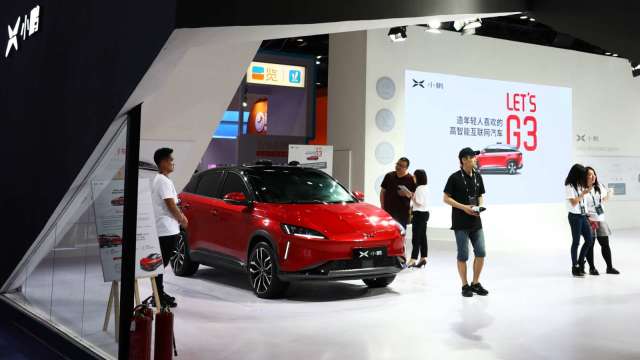 小鵬8月汽車銷售達7214輛 超越蔚來排第二(圖片:AFP)
