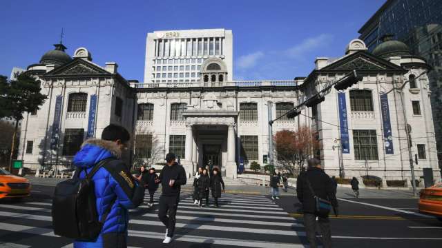 南韓央行:經濟強勁復甦 已進入升息周期(圖:AFP)