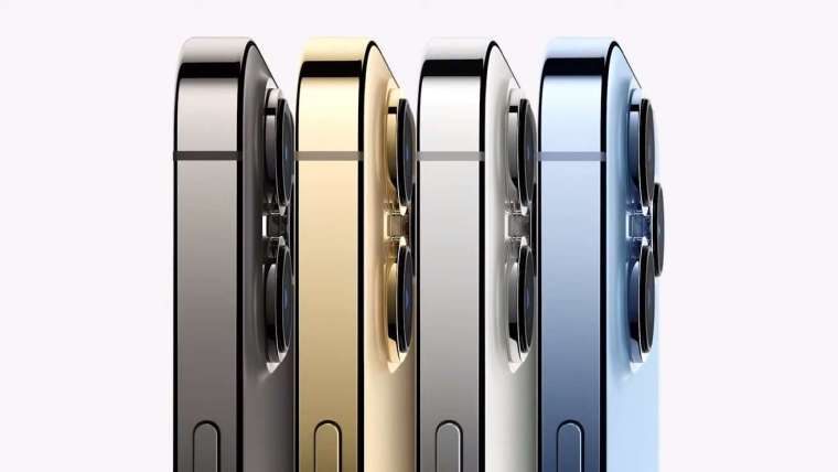 iPhone 13 Pro/ Pro Max 有四色可供選擇 (圖片:蘋果)