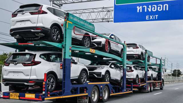 泰國8月汽車生產轉衰 主受晶片及零件缺料問題夾擊 (圖片:AFP)