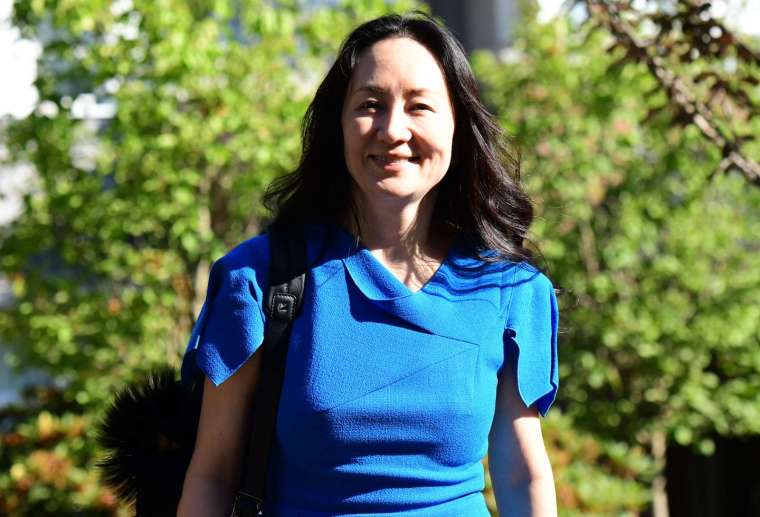 外交部發言人華春瑩稱:孟晚舟事件是一起針對中國公民的政治構陷和政治迫害 (圖片:AFP)