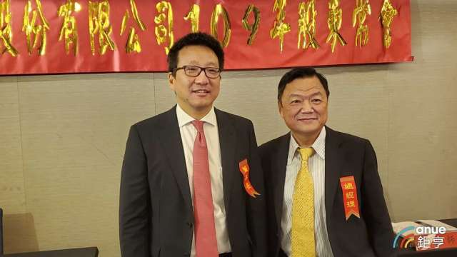 中航董事長彭士孝(左)和總經理戴聖堅(右)。(鉅亨網資料照)