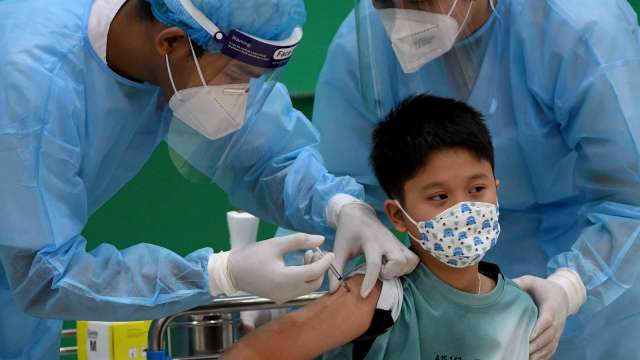 輝瑞向美FDA申請5至11歲EUA 最快11月核准 (圖片:AFP)