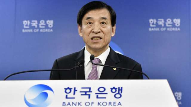南韓央行:11月有升息可能 且難度不高 (圖片:AFP)