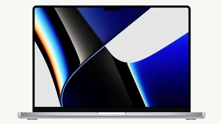 新款MacBook如外媒爆料般導入「瀏海」設計。(圖片來源：Apple)