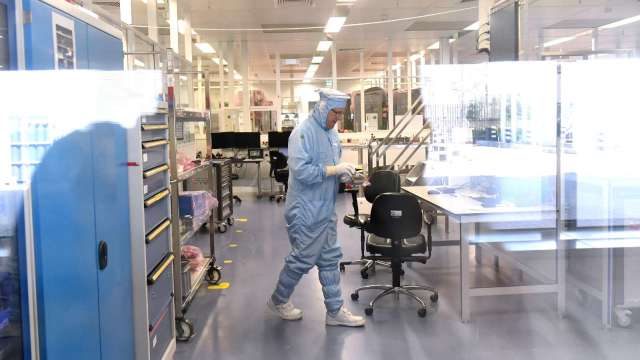 台積電竹科廠疏散無塵室人員 工安系統正常。(圖:AFP)