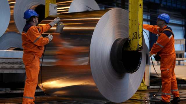 世界鋼協：9月全球粗鋼生產年減8.9% 主要受中國減產影響 (圖片：AFP)