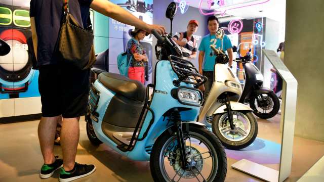 Gogoro攜手Gojek 印尼推電動摩托車電池交換計畫 (圖:AFP)