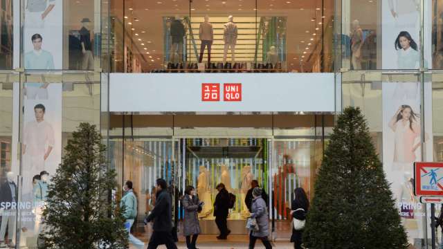 日本UNIQLO原有店面上月營收下滑4.8% 連3個月衰退 (圖片：AFP)