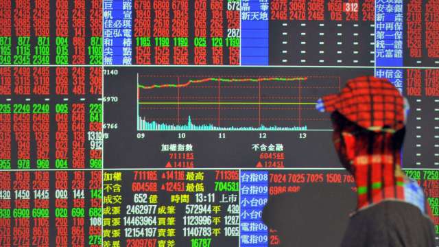 台股攀逾1個月新高 外資回補265億元。(圖：AFP)