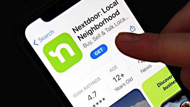 社區社群媒體平台Nextdoor借殼上市 首日大漲17%(圖片：AFP)