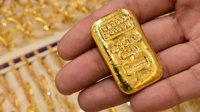 〈貴金屬盤後〉美創近31年最快通膨 黃金上漲1% 登6月以來最高點 (圖片:AFP)