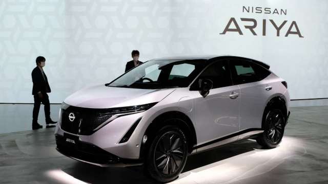 Nissan公布Ariya電動車入門款售價 130萬元起跳 (圖片：AFP)