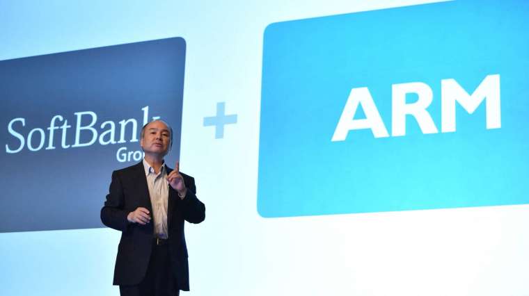 全球最大繪圖晶片廠 Nvidia 去年宣布將以 400 億美元自軟銀手中買下英國晶片設計公司 Arm (圖片：AFP) 